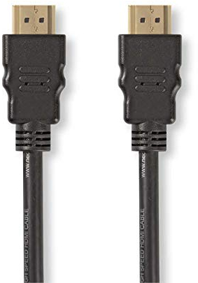 Nedis High Speed HDMI Cable with Ethernet, HDMI Connector - HDMI Connector, 1.0 m, Black