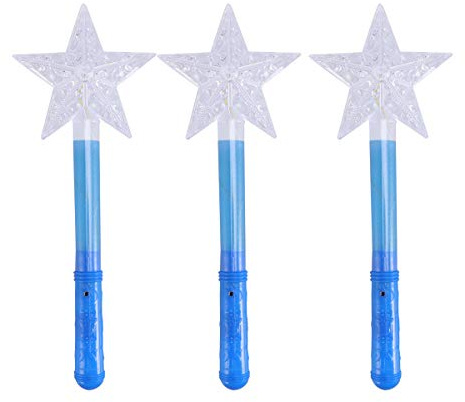 Toyvian Luminosa per Bambini con Stelle LED - Giocattolo Magico per Feste Concerti Halloween E Giochi di Ruolo - Dimensioni 14.4X5.4X1.6 Pollici
