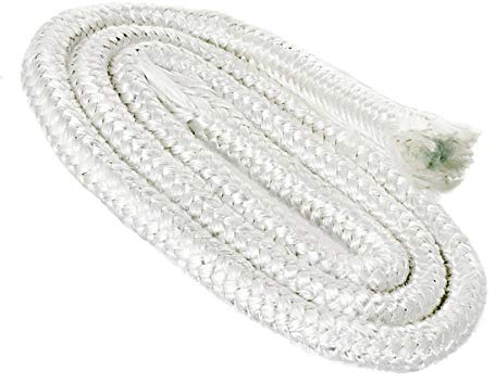 NKlaus 5 m glasfiberveke rund Ø 10 mm för smältljus spiritus lampa oljelampa för rengjord lampolja paraffinolja permanent veke trädgårdsfackla fotogenlampa 1254