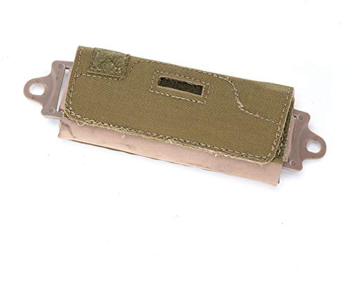 huaruoshui Tactical Helmet Counterweight Pouch Airsoft Helmet Balancing Weight Bag with Five Counter (Tan)