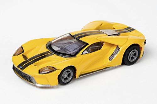 AFX /Racemasters Ford GT - Triple Yellow AFX22029 HO Slot Racing Cars