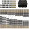 Bohrer Bit Set mit Spiralbohrer, 99-teiliges Titan Spiralbohrer Metallbohrer Set für Holz,Metall, Kunststoff, Titan HSS Bohrer Set 1.5/2.5/3/3.2/3.5/4/8/10mm Aufbewahrungskoffer für Akkubohrer