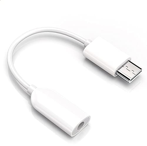 TPC Mobile Cable Adaptador Audio USB-C a Jack 3.5mm para Xiaomi Mi 8, Mi 9, Mi 10, Mi 10S, Mi 10T, Mi 10T Pro, Mi 11,Mi 11i, Mi 11T, Mi 11T Pro, Xiaomi 12, Poco F3. Mi Mix 4, Mi Pad 5