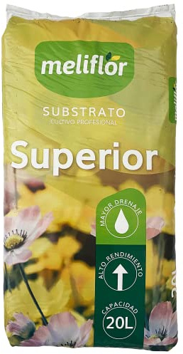 Sustrato Universal Meliflor Superior 20L, PH Estabilizado, Mayor Drenaje (con Perlita y Fibra de Coco)