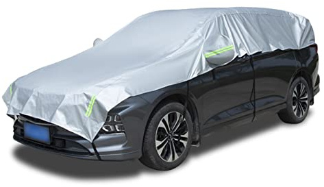 Half SUV MPV 185-200 Car Body Cover All Weather, Outdoor Indoor for All Season Waterproof Dustproof UV Resistant Snowproof MPV Car Cover Protect Your Windshield and Roof…
