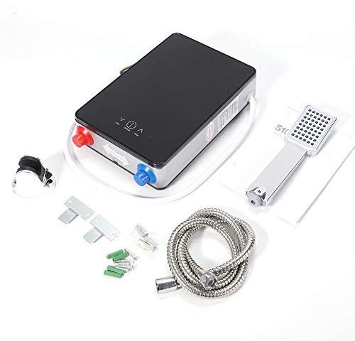 220v 6500w Chauffe-eau Instantané RéChauffeur D'Eau Chaude Sans RéServoir, Pour la Douche de Salle de Bains à la Maison Avec la TêTe de Douche