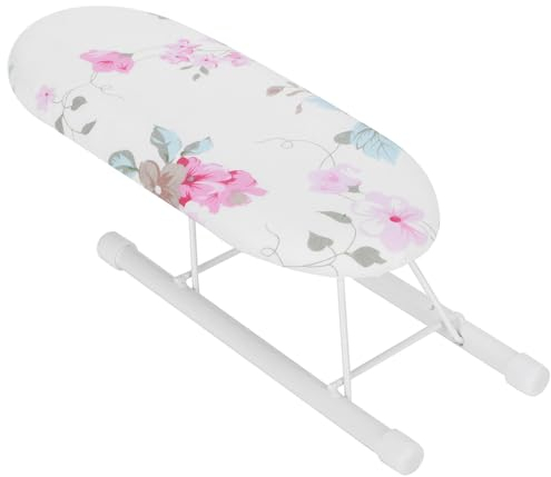 Folding Ironing Board, Mini Ironing Board Foldable Sleeve Cuffs Collars Ironing Table for Home Travel Use (Flower Pattern 1)