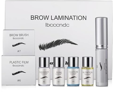 Augenbrauen-Laminierungsset, professionelles Augenbrauen-Lift-Set, DIY-Augenbrauen-Lifting-Set für natürliche, trendige Augenbrauen, dickere Augenbrauen, einfach zu bedienen und langlebige Ergebnisse