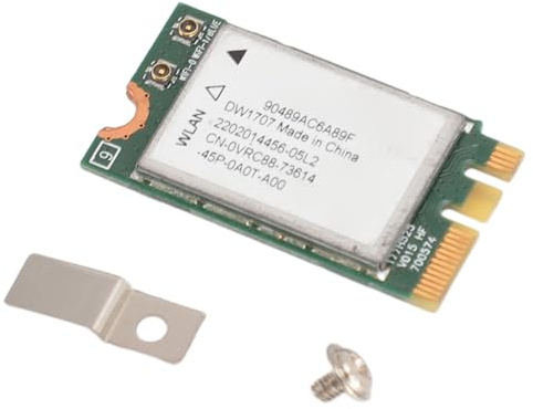 Tarjeta WiFi Inalámbrica DW1707 QCNFA335, Adaptador de Red M.2 NGFF Bluetooth 4.0 300Mbps para XP/7/8/8.1/10