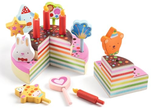 Dinette pour Enfant gâteau Happy Birthday - Djeco