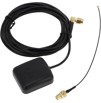 Partuto 1 Pc Universal Hidden Windshield Signal Antenna Car Truck Car Radio Aerial Mount Black SMA-JW/IPEX