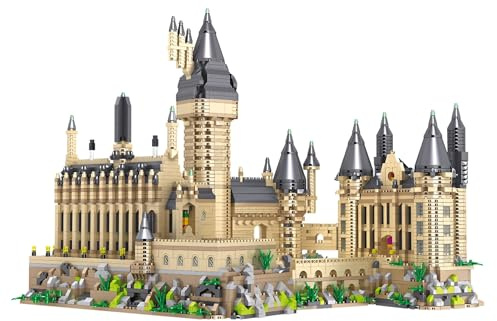 DzirePada Magische Welt Schloss Mini Bausteine Bausatz 5800+Stück Film Fan | Konstruktionen Modell Spielzeug, STEM Sammlerstück Micro Klemmbausteine, Ideen Geschenke für Erwachsene und Haus Büro Dekor