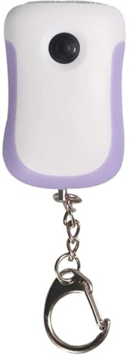 Mini Lampe De Poche Manuelle Portable, Porte-clés pour La Maison avec Lumière LED, Lampe De Poche d'urgence À Dynamo pour L'extérieur, Lampe De Poche À Manivelle pour Étudiant(Purple Color,5pcs)