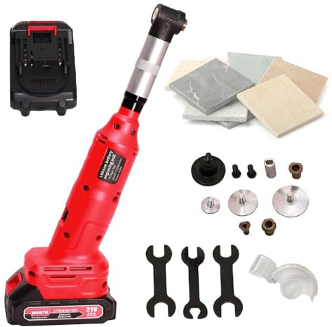 Nettoyeur de joints de carrelage électrique avec vitesse réglable pour un nettoyage efficace des joints