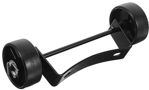 ibasenice Pièce de Rechange pour Chauffage à Gaz de Terrasse Roue Mobile Accessoire Solide en Plastique et Fer Déplacement Facile pour Chauffage Extérieur