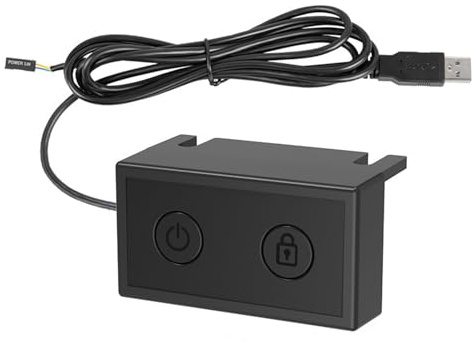 XINYIN Pulsante PC Pulsante Desktop Schermata Blocco Esterno Switch Extension PC per Interruttori Portatili del Computer
