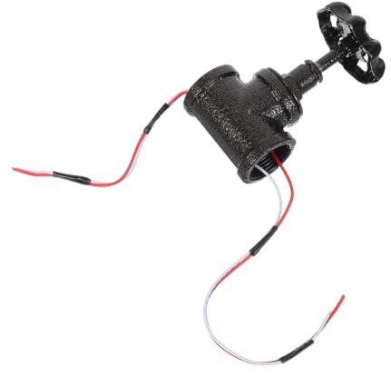 Lurrose Interruptor de Luz Vintage de Hierro para Lámpara de Escritorio con Accesorio de Cable Preinstalado y Montaje Sencillo para Restauración Industrial