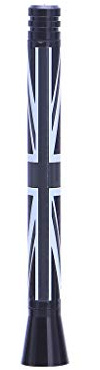 Xuniu Union Jack BRITISCHE Flagge Kurze Antenne für Mini Cooper S R55 R56 R60 Countryman