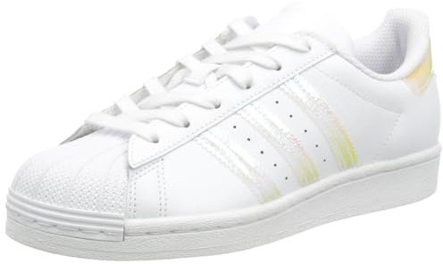 adidas Superstar J, Scarpe da Ginnastica Basse Bambini e ragazzi, Bianco, 38 EU