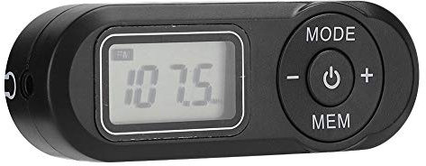 Portable FM Radio Receiver, DSP Mini 1.1inch LCD Digital Display FM Walkman Radio Music Player with Earphone Spport for Saving 20 Stations