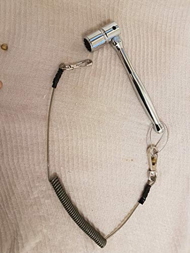 Scaffolding Ratchet Spanners Tools 19&21,17&21,19&24 mm with BBI Safety Tools Lanyard (716 + Lanyard)