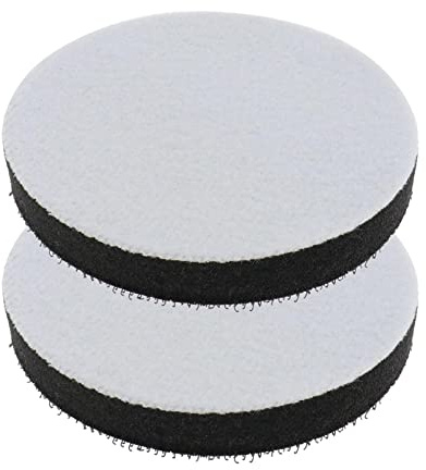 ECSiNG 2x 3 Pouces Ponçage Tampon Doux Tampon Éponge Interface Support Mousse Coussin Tampons Crochet et Boucle Support pour 3 Pouces Pneumatique et Électrique Machine de Polissage et Meulage