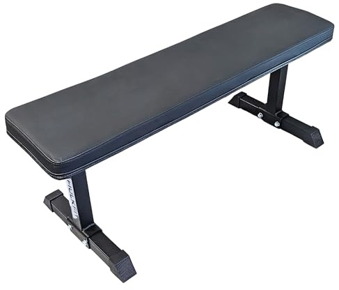 HulkFit Pro Series Flat Workout Bench - Black