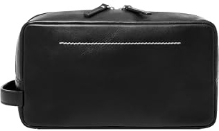 Fossil Trousse de Voyage en Cuir pour Hommes