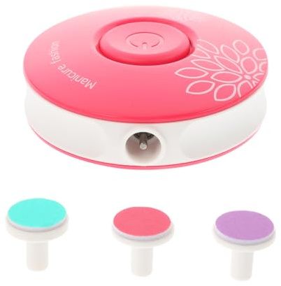 Toyvian 1 Juego Uñas eléctricas cortaúñas para bebé lima de uñas eléctrica para bebés Limas de recortadora molinillo de manicura eléctrico herramienta de manicura eléctrica para niños