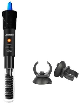 JULIAQUA Classic Calentador de Acuario para pecera y tortujar Calefacción Acuario 25W 50W 100W 200W 300W (Y1-50W)