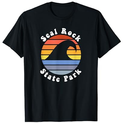 Seal Rock State Park Oregon Vacation Beach Wave Souvenir Men Women Kids T-Shirt