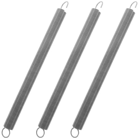 Housoutil Dachbodentreppe Feder, 3 Stück Ersatz-Leiterfedern, 25cm Metallfedern Leiterzubehör Mit Haken, Ersatzzugfeder Ersatzfeder Für Herunterziehbare Leiterzubehör