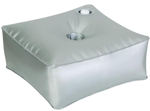 Jiimhte Gewichte Für Sonnenschirmständer Befüllbar 24L Wasser, Wasser Gewichtssack Bag, Schirmständer Beschwerer Sonnenschirm Ständer Schwer 40x40x15cm Faltbar Tragbar Wiederverwendbar