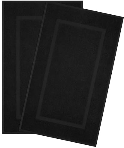 Hammetex Handtücher 100% Baumwolle, weich & saugstark, Oeko-Tex, 51x86 cm | OEKO-TEX zertifiziert, weiche & saugfähige Frottee, waschbar, Badvorleger für Badezimmer, Dusche & WC