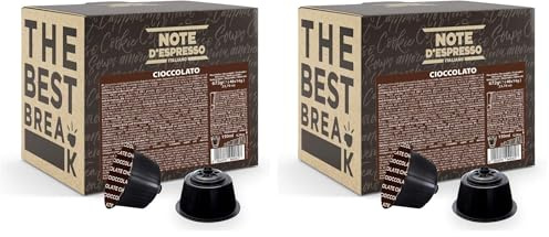 Note d'Espresso - Chocolat - Capsules Exclusivement Compatibles avec les Machines NESCAFE* DOLCE GUSTO* - 48 caps (Lot de 2)