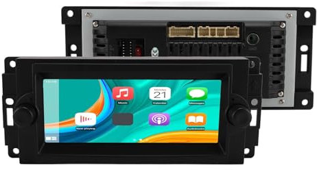 Estéreo para Automóvil, Receptor de Radio para Automóvil con Pantalla Táctil de 6.2 Pulgadas con Bluetooth, Radio FM Am, Navegación GPS, Conexión WiFi Receptor de Audio para