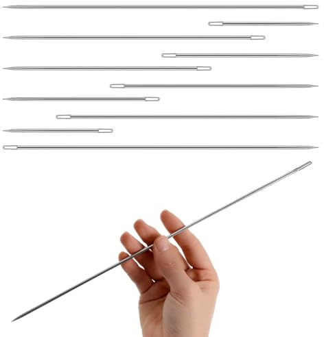 10 Stück Lange Nähnadeln 5 Größen Nähnadeln Set Professionelle Nähnadeln Nähnadel Nadelset Nähnadeln Mit Großem Öhr Stopfnadeln Mit Großem Öhr Sticknadeln Stopfnadel Für Wandteppich Stickerei