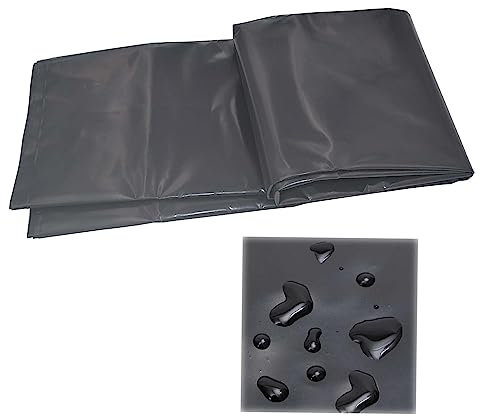 Fodera per laghetto in HDPE, flessibile e durevole, resistente alle forature e agli strappi, ideale per progetti paesaggistici, riparazioni, bacini idrici, fontane e giochi d'acqua, 8 x 20 m