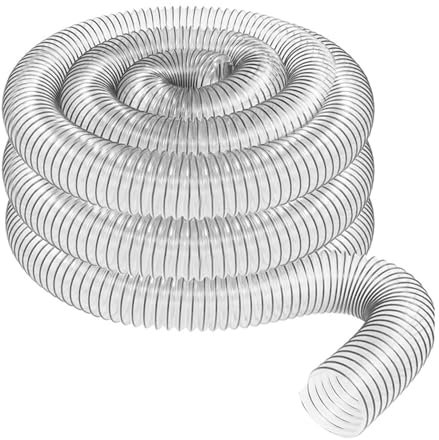 UJMWBHFY Hose For Vacuum Cleaner 50mm Dust Extractor Woodworking Bellows PVC Dust Collect Pipe Construction Vacuum Cleaner(2 m)
