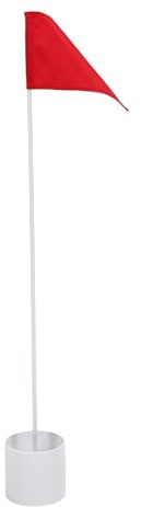 Bnineteenteam Golfflagge, Kunststoff-Nylon-Flaggenstock-Set mit Drainagelöchern für das Putten Im Innen- und Außenbereich
