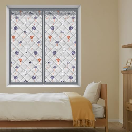 Window Insulation Film Window Insulation Kits, Windowdraft Blocker, Keep Cold Or Heat Out, Windproof Windows Soundproofing(Silver,70x240cm)