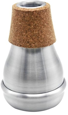Abaodam Sordina per Tromba Portatile per Strumenti Musicali, Qualità del Suono Migliorata in Alluminio, Mini Silenziatore per Jazz e Musica