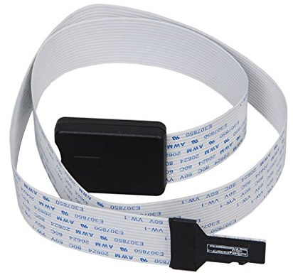 TF Micro SD to SD Card Extension Cable Adapter Flexible Extender for Car GPS