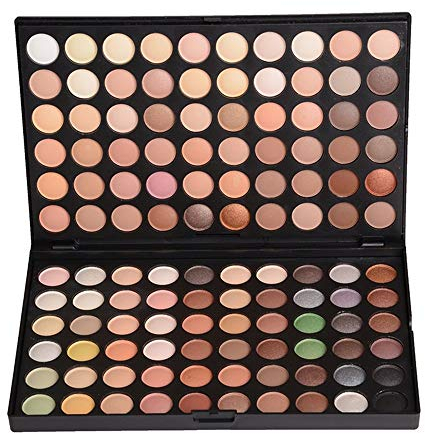 JasCherry 120 Farben Matt und Schimmern Lidschatten Nudetöne Makeup Paletten - Sleek Pulver Augenschatten Make Up Etui Box - Satte Farben Kosmetik Eyeshadow Palette