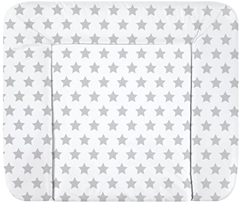 Alvi Wickelauflage Molly 75x85 cm Stars silber großer Stern 609-9