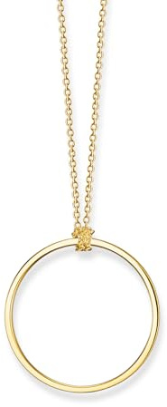 THOMAS SABO Charm-Kette Kreis gold 925er Sterlingsilber; 750er Gelbgold Vergoldung