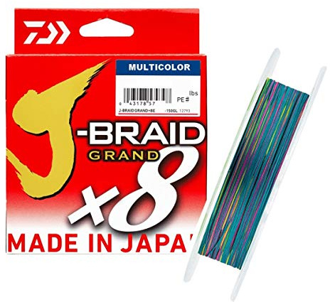 Daiwa - Fishing Braid J Braid Grand 22/100 500 M - Multicolore - 12795522