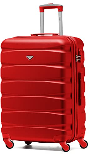 Flight Knight ABS Leichtgewicht Reisekoffer Koffer 3 Groben Kompatibel Mit Air Berlin, Lufthansa, Eurowings, easyJet, Ryanair Und Viele Mehr! Handgepack & Grober Koffer Mit 4 Rollen.