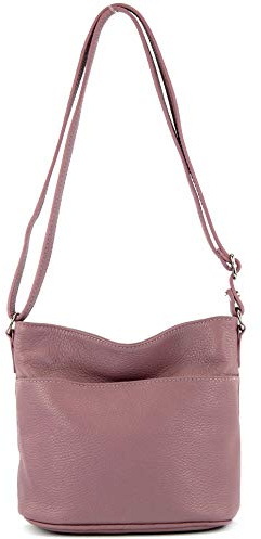 modamoda de T198 kleine Damen Leder Umhängetasche Schultertasche handmade in Italy