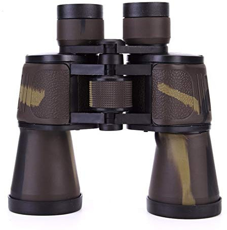 HD 20X50 Weitwinkel-Fernglas Mit Hoher Vergrößerung Und Hoher Reichweite Und Hoher Auflösung Clear (Color : Brown)